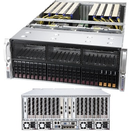 Supermicro AS -4124GS-TNR/2x Epyc 7713/1TB RAM/2x480GB SATA SSD/12×3.84 SAS SSD/4×3.84 NVMe SSD/9361-24i/S3216L/S3008 HBA/8x1GB LAN/2x10G Lan/Quadro RTX 5000